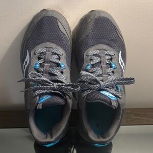 Saucony Excursion Tr 15 Grey with Teal Accents